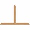 Ekena Millwork Portland Timber Gable Bracket, Western Red Cedar, 84"W x 56"H x 1 1/2"D x 5 1/2"F, 16/12 Pitch GBW084X56X0206POR00SWR - alternate 1